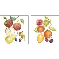 Framed 'Harvest Medley 2 Piece Art Print Set' border=