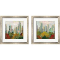 Framed 'NYC Central Park 2 Piece Framed Art Print Set' border=