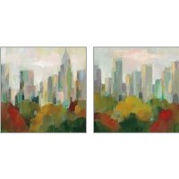 Framed 'NYC Central Park 2 Piece Art Print Set' border=