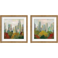 Framed 'NYC Central Park 2 Piece Framed Art Print Set' border=