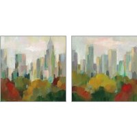 Framed NYC Central Park 2 Piece Art Print Set