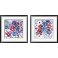 Framed Floral Jewels 2 Piece Framed Art Print Set