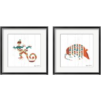 Framed 'Southwestern Vibes 2 Piece Framed Art Print Set' border=