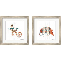 Framed 'Southwestern Vibes 2 Piece Framed Art Print Set' border=