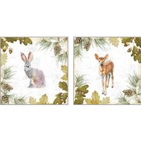 Framed 'Into the Woods 2 Piece Art Print Set' border=