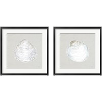 Framed Serene Shells  Tan 2 Piece Framed Art Print Set