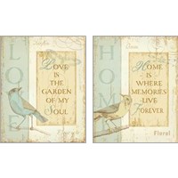 Framed Secret Garden 2 Piece Art Print Set