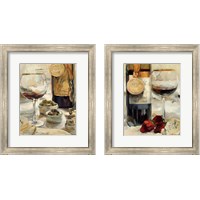 Framed 'Award Winning Wine 2 Piece Framed Art Print Set' border=