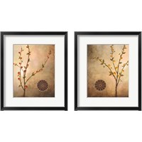 Framed Fall Stems in the Light and Warmth 2 Piece Framed Art Print Set
