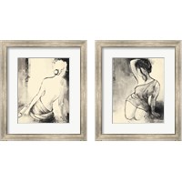 Framed 'Figurative Woman 2 Piece Framed Art Print Set' border=