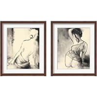 Framed 'Figurative Woman 2 Piece Framed Art Print Set' border=