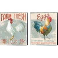Framed 'Farm Nostalgia 2 Piece Canvas Print Set' border=