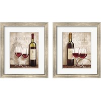 Framed Wine in Paris 2 Piece Framed Art Print Set