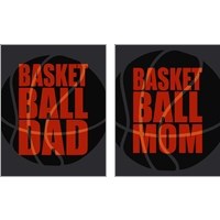 Framed Basketball Dad 2 Piece Art Print Set