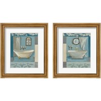 Framed Antique Bath 2 Piece Framed Art Print Set