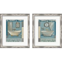 Framed Antique Bath 2 Piece Framed Art Print Set