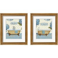 Framed 'Thinking of You Bath 2 Piece Framed Art Print Set' border=