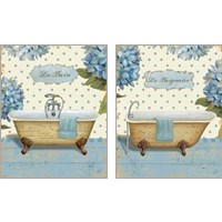 Framed 'Thinking of You Bath 2 Piece Art Print Set' border=