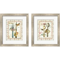 Framed Rose Garden Utensils 2 Piece Framed Art Print Set