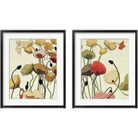 Framed Pavots Ondule 2 Piece Framed Art Print Set