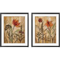 Framed Aquarelle Garden 2 Piece Framed Art Print Set