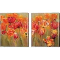 Framed Tulips in the Midst 2 Piece Canvas Print Set