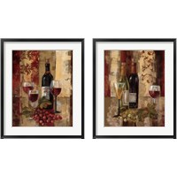 Framed Graffiti and Wine 2 Piece Framed Art Print Set