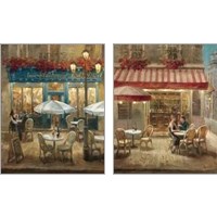 Framed Paris Cafe 2 Piece Art Print Set
