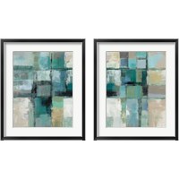 Framed 'Island Hues 2 Piece Framed Art Print Set' border=