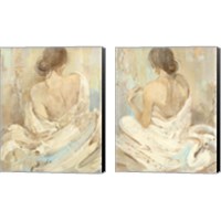 Framed Abstract Figure Study 2 Piece Canvas Print Set