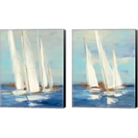 Framed Summer Regatta 2 Piece Canvas Print Set