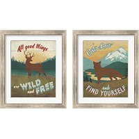 Framed Discover the Wild 2 Piece Framed Art Print Set