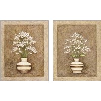 Framed 'Vases 2 Piece Art Print Set' border=