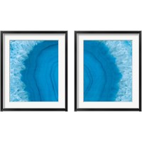 Framed Agate Geode 2 Piece Framed Art Print Set