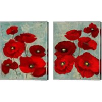 Framed Kindle's Poppies 2 Piece Canvas Print Set