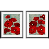 Framed Kindle's Poppies 2 Piece Framed Art Print Set