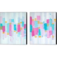 Framed 'Cool Rhizome 2 Piece Canvas Print Set' border=