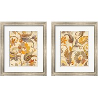 Framed 'Autumn Garden 2 Piece Framed Art Print Set' border=