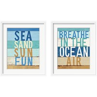 Framed Beachscape Inspiration 2 Piece Framed Art Print Set