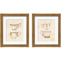 Framed 'Authentic Coffee 2 Piece Framed Art Print Set' border=