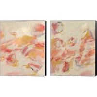 Framed 'Spring Blossoms 2 Piece Canvas Print Set' border=
