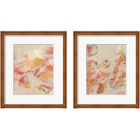 Framed 'Spring Blossoms 2 Piece Framed Art Print Set' border=