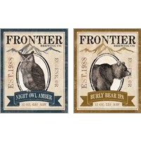 Framed 'Frontier Brewing 2 Piece Art Print Set' border=