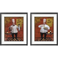Framed Chef Master Design 2 Piece Framed Art Print Set