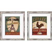 Framed 'Coffee 2 Piece Framed Art Print Set' border=