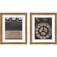 Framed Old Vintage Pay Phone 2 Piece Framed Art Print Set