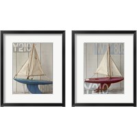 Framed Sailboat 2 Piece Framed Art Print Set