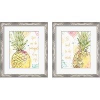 Framed 'Palm Passion 2 Piece Framed Art Print Set' border=