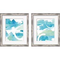 Framed 'Coastal Feel 2 Piece Framed Art Print Set' border=