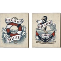 Framed Sailor Wisdom 2 Piece Canvas Print Set